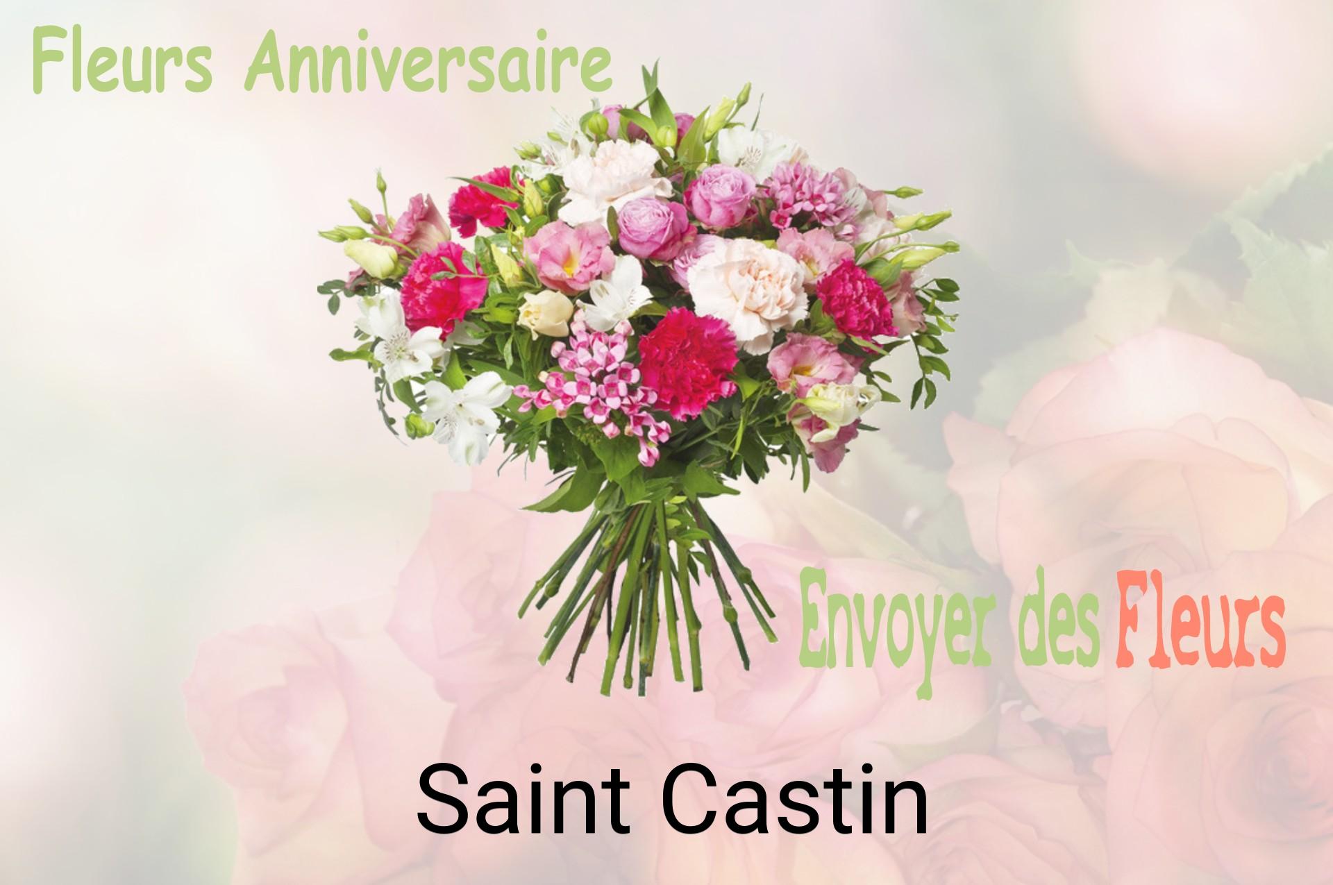 Bouquet de fleurs d’anniversaire livré à Saint-Castin